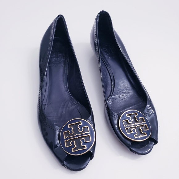 Tory Burch Sally 2 Mini Wedge Open Toe - Picture 1 of 6